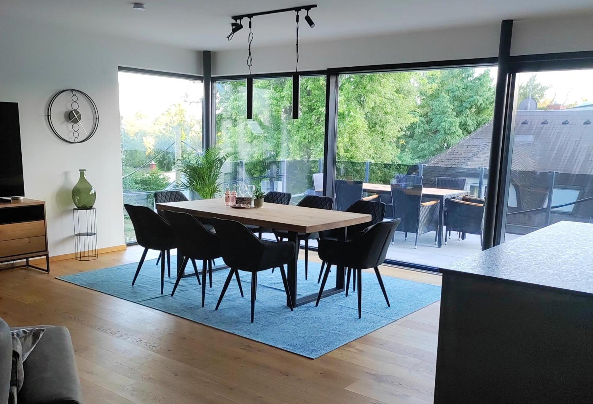 Luxurioeses Penthouse Mit Blick Auf Die Uno-City Und Dem Kaiserwasser. 3Schlafzimmer, 2 Baeder, Privat Lift Ins Apartment Vienna Exterior photo